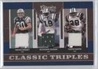 2010 Classics Classic Triples Jerseys #3 - Wayne Chrebet/Keyshawn Johnson/Curtis Martin/50