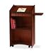 Oklahoma Sound 600-MY Aristocrat Floor Lectern, 25" Width x 46" Height x 20" Depth, Non Sound, Mahogany