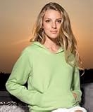 Ladies' Pigment Dyed Hooded Pullover Sweatshirt