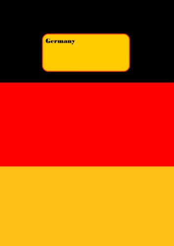 edition cumulus Notizbuch Germany: Notebook Deutschlande, DIN A4, wei&szlig;es Papier, liniert