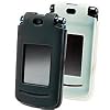 Cellet Motorola RAZR V8 Black & White Combo Silicone Case