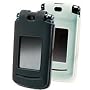 Cellet Motorola RAZR V8 Black & White Combo Silicone Case