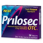 Prilosec omeprazole delayed-release tablets 20mg / acid reducer OTC (14 TABLETS)