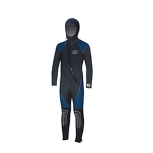 Bare Alpine Junior Full 7mm Scuba Diving Wetsuit with Attached Hood - Closeout