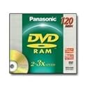 Panasonic 3x speed, 4.7GB, 5 pack DVD-RAM Disc