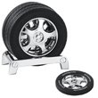 Race Car Tires Shaped Spinner Coasters Gift Set