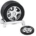 Race Car Tires Shaped Spinner Coasters Gift Set
