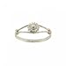 Jewelry : New Girls Small Sterling Silver Ring With Flower Accent