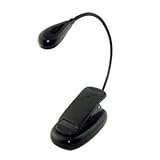 IMAGE OF Kindle light Clip-On LED Book Light eReader Black Color Sony Kindle book light (Black)