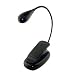 Kindle light Clip-On LED Book Light eReader Black Color Sony Kindle book light (Black)