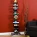 Spine Media Tower/Bookshelf - Silver
