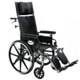 Drive Medical Viper Plus Reclining 18 Inches Flip Back Full Arms - 1 ea