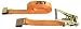 Ratchet Straps Assemblies - Flat Hook, 2,000-lb. WLL, 6,000-lb. Break Strength - - Work Ready Products - JET583230