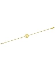 14kt Yellow Gold Tree of Life Bracelet adjustable