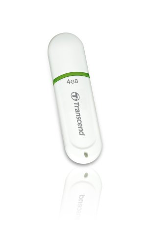 Transcend Jet Flash V33 - 4 GB USB 2.0 Flash Drive TS4GJFV33 (White)