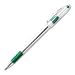 PENBK90D RSVP BallPoint Pen, Fine Point, Green Ink/Clear Barrel (PENBK90D).
