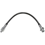 Front Brake Hose for Drum Brakes - S/S Black 67-71 Fairlane/Torino, 67-70 Mustang/Cougar/Falcon, 71-73 Maverick (C7OZ-2078A)