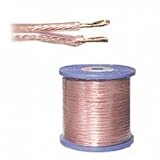 C2G / Cables to Go 27293 16 AWG Bulk Speaker Wire (100 Feet, Clear)