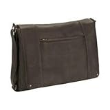 Vintage Leather Laptop Messenger in Espresso
