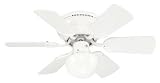 Westinghouse 78108 30-Inch Petite Hugger Ceiling Fan, White