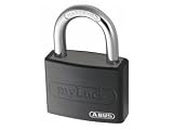Abus T65AL/40 40mm My Lock Aluminium Padlock Black Body Keyed