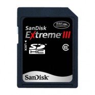 SanDisk Extreme III SDHC 4GB Card