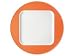 Arzberg Form 2006 Orange Square Breakfast/Salad Plate 9.6-in.