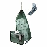 BAU54106 Mail Bags,Reusable,w/Zipper,Nylon/Mesh,18x3x14,Green