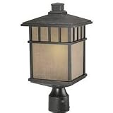 16-1/2-Inch Fluorescent Outdoor Post Light