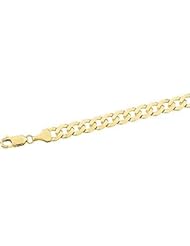 Solid Curb Chain 14K Gold Yellow Ch647 20 Inch
