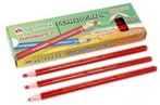 Pencil Glass Art Red Color Nanmee 12 Pcs.of Box Pencil Glass Tile