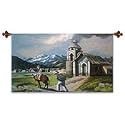 Wool tapestry, 'Apurimac Traveler'