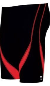 TYR Alliance Team Splice Jammer Black/Red Size 34