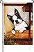 boston_terrier5boston terrier - 12 IN FLAG BOSTON TERRIER
