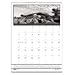House of Doolittle 3634 Black-On-White Photo Wall Calendar, Wirebound, 15-1/2 X 22