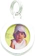 Sterling Silver Round Photo Charm