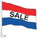 Car Flag with Window Clip - Sale (QTY:5)