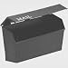 Tools & Hardware : Plastic Horizontal Mailbox, Black