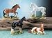 Small Collection of Mixed Horses Statue Figurines, Set of Four
