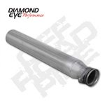 Diamond Eye 4 inch Aluminized Off Road Pipe - 124006