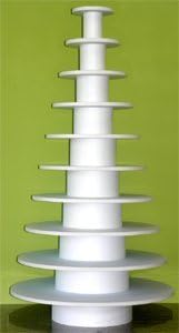 Dallas Foam Cupcake Tower Set - Round - 10 tiers