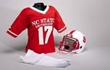 Youth NC State Helmet and Uniform -Small
