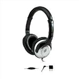 CYBER ACOUSTICS ACM-8440 RETAIL ACTIVE NOISE CANCELING STEREO HEADPHONES W/TRAVEL POUCH