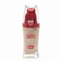 L'Oreal Infallible Advanced Never Fail Makeup SPF 20, Soft Ivory 602 1 fl oz (30 ml)