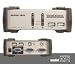 IOGEAR GCS1712 2PORT MINIVIEW III USB KVMP PERIPHERAL SHARING SWITCH OSD & CBL