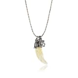 M.Cohen Sterling Silver Chain With Owl And Bon