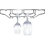 4 Channel Stemware Rack - Chrome by KegWorks
