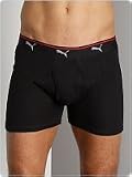 Puma Cat 100% Cotton Boxer 3-Pack Black