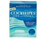 Monistat Coolwipes Feminine Wipes GelStripes with Aloe and Vitamin E - 12 ea
