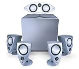 Mordaunt Short Genie Home Cinema Speaker System - silver finish